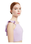 CELESTIA FLUTTER SLV CROP TOP-ALICE + OLIVIA