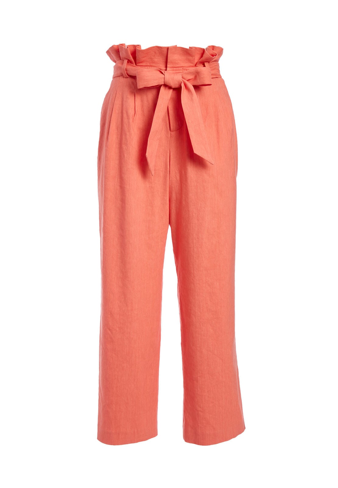 FARREL PAPER BAG PLEATED PANT-CORAL-ALICE + OLIVIA