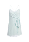 KATIE TIE WRAP MINI DRESS-VENUS BLUE-ALICE + OLIVIA