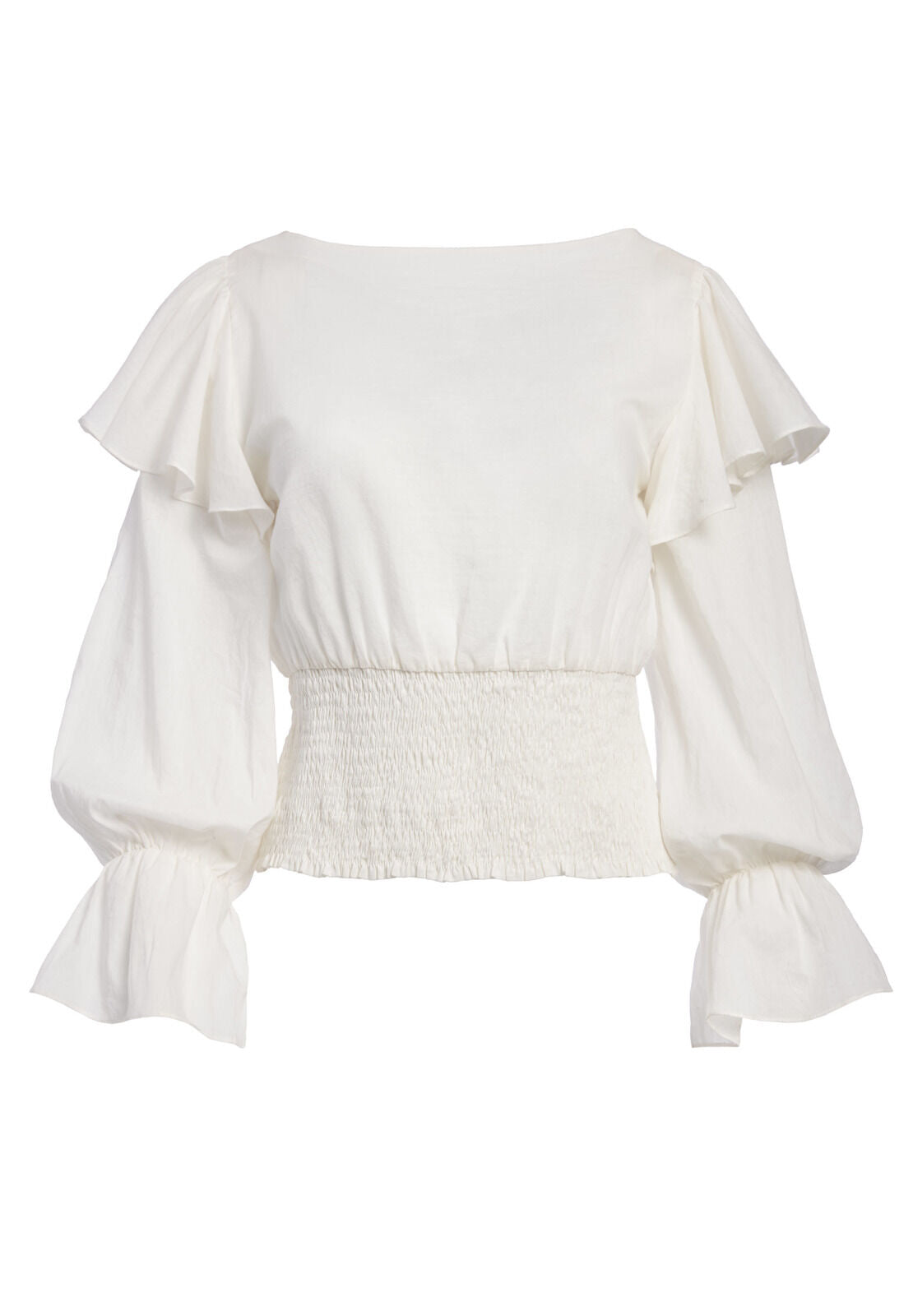 LAYA SMOCKED BLOUSE-ALICE + OLIVIA