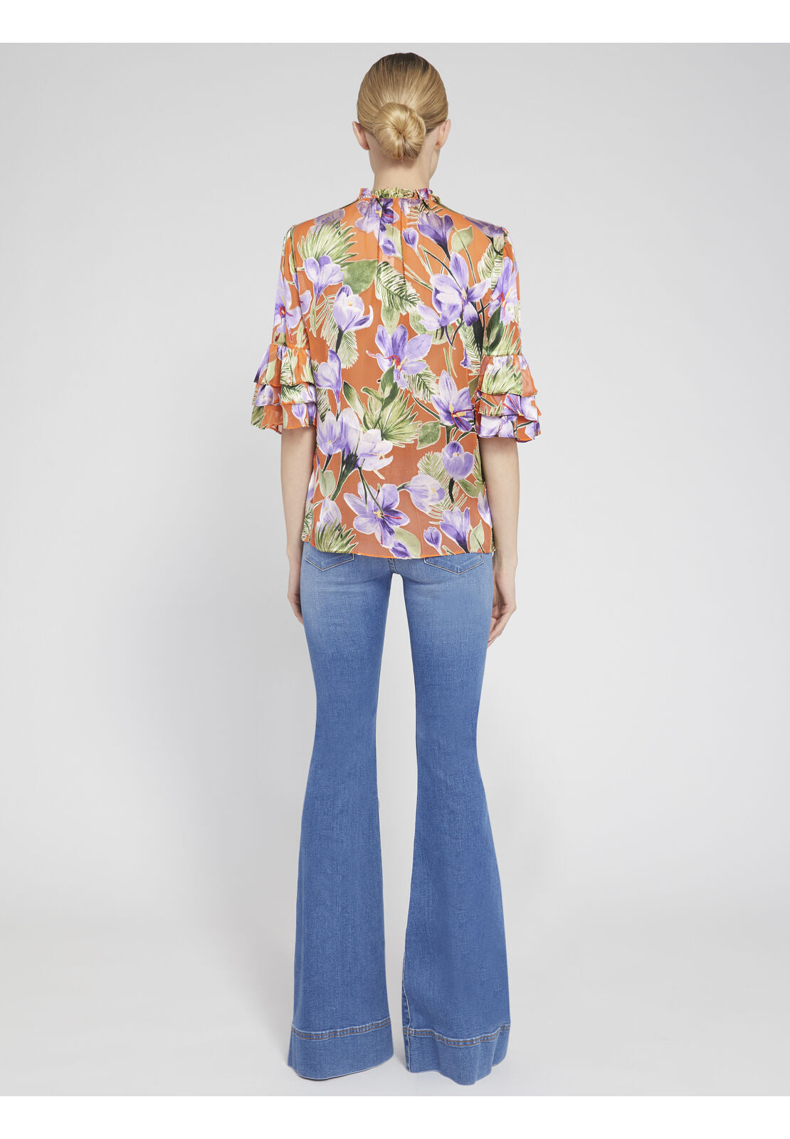 JULIUS BLOUSON SLEEVE TUNIC TOP-ALICE + OLIVIA
