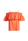 TAYA SMOCKED CLD SHLDR BLOUSE-ALICE + OLIVIA