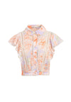 CAVAN EMBR EYELET BLOUSE-ALICE + OLIVIA