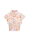 CAVAN EMBR EYELET BLOUSE-ALICE + OLIVIA