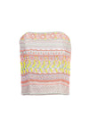 SARAPHINA EMB CROPPED BUSTIER-ALICE + OLIVIA
