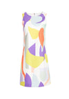 CLYDE MINI DRESS-GEO COLLAGE CREAM/MULTI-ALICE + OLIVIA