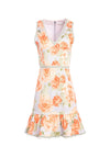 KIREAN V NK DRESS-POSY GARDEN DUSTY ORCHID/MULTI-ALICE + OLIVIA