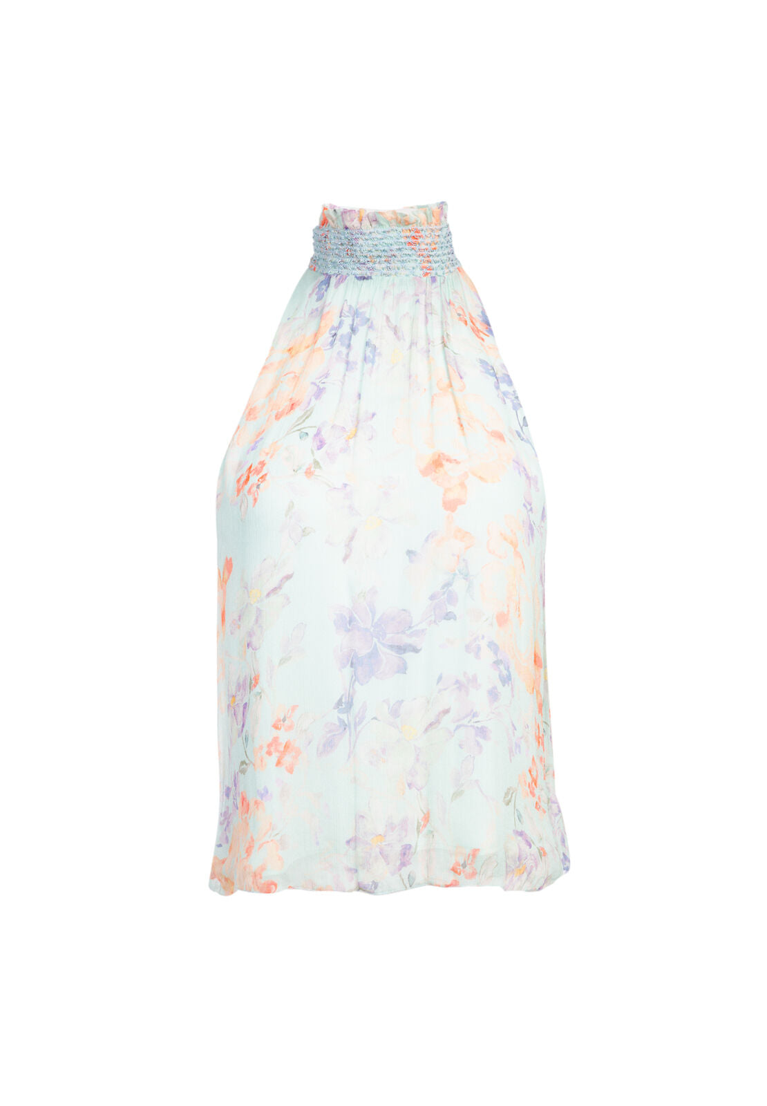ANNMARIE SMOCKED HIGH NK TANK-ALICE + OLIVIA