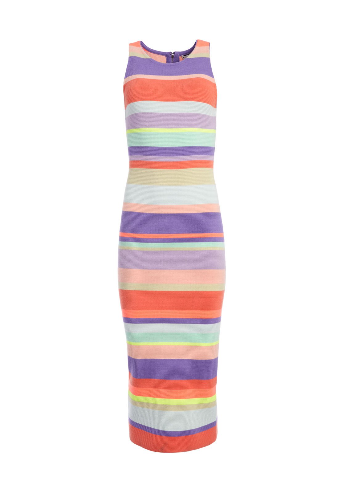 JENNER STRPD CRW NK SLIM DRESS
