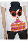 RYLYN EMBELL SS CREW NK TEE-WHITE/MULTI-ALICE + OLIVIA