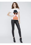 RYLYN EMBELL SS CREW NK TEE-WHITE/MULTI-ALICE + OLIVIA