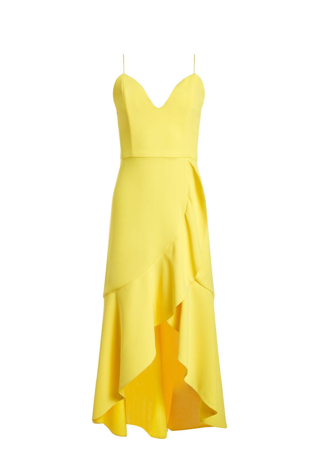COBI PLNGING SWTHRT RUFFLE DRE-CITRUS-ALICE + OLIVIA