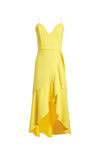 COBI PLNGING SWTHRT RUFFLE DRE-CITRUS-ALICE + OLIVIA