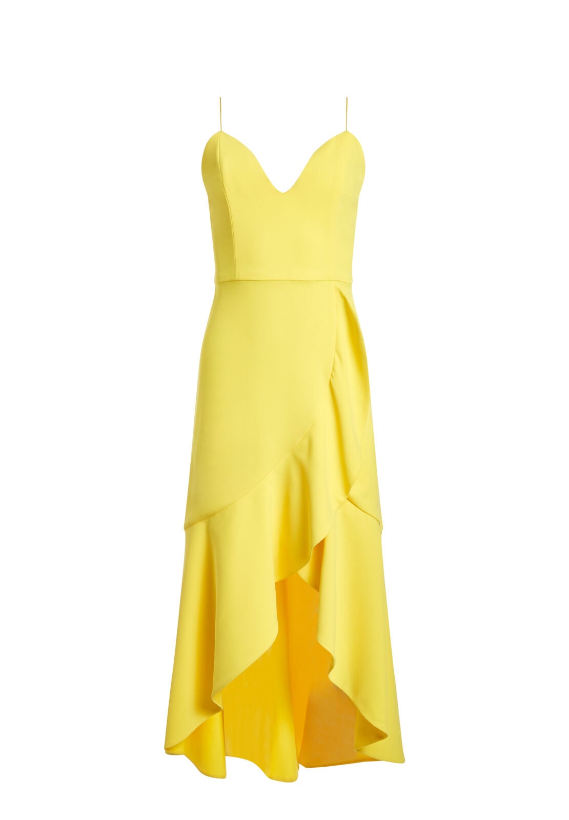 COBI PLNGING SWTHRT RUFFLE DRE-CITRUS-ALICE + OLIVIA