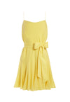 WEBBER CWLNECK GDET DRE W BELT-CITRUS-ALICE + OLIVIA