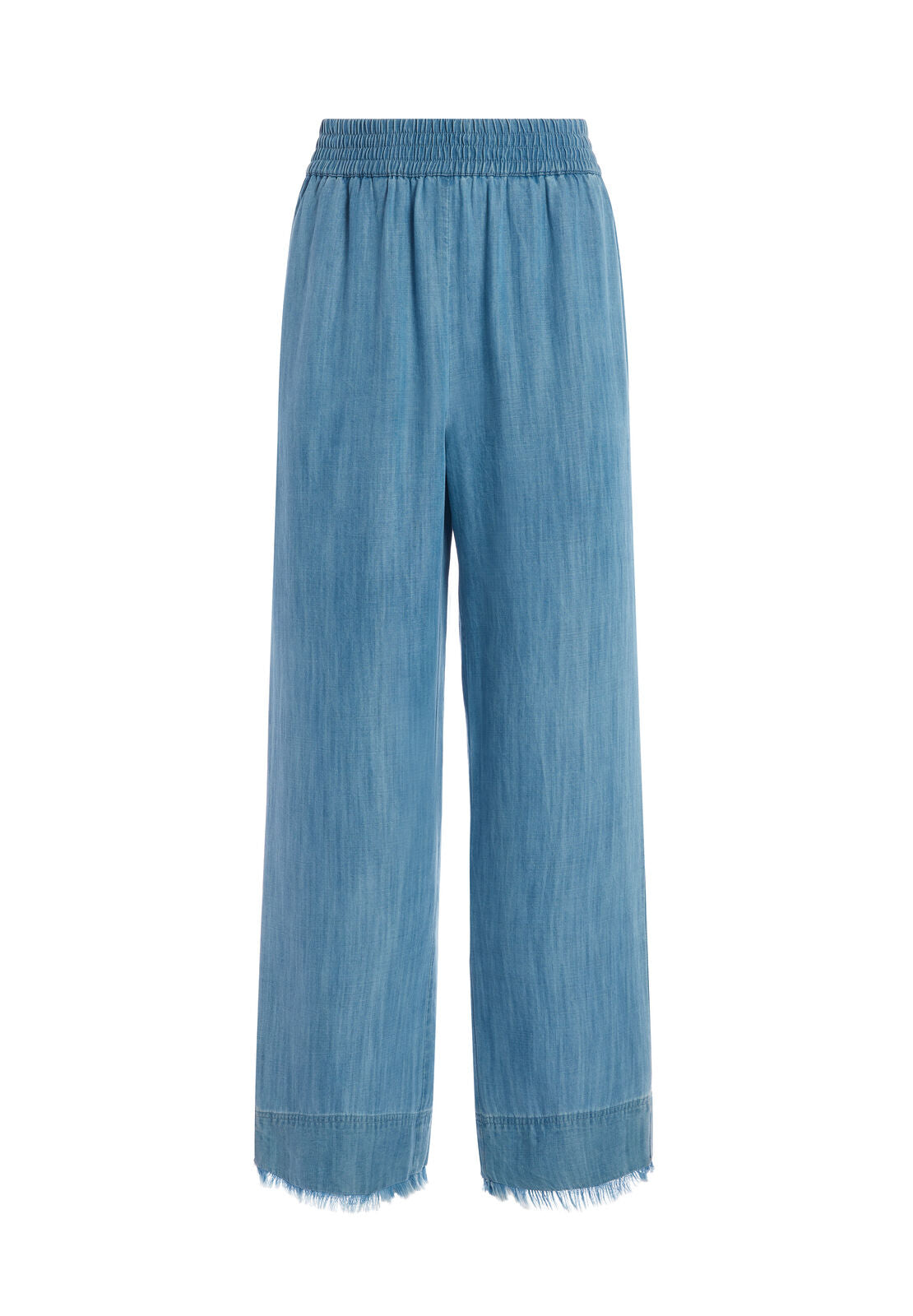 BENNY SMCKED WB FRYED ANKL PAN-MEDIUM CHAMBRAY-ALICE + OLIVIA