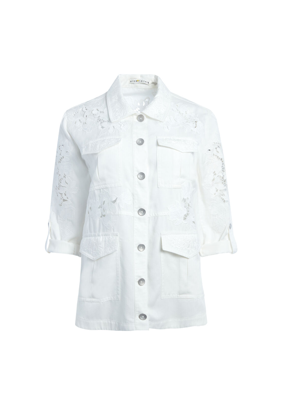 CHARLINE FLORAL MILITARY JACKET