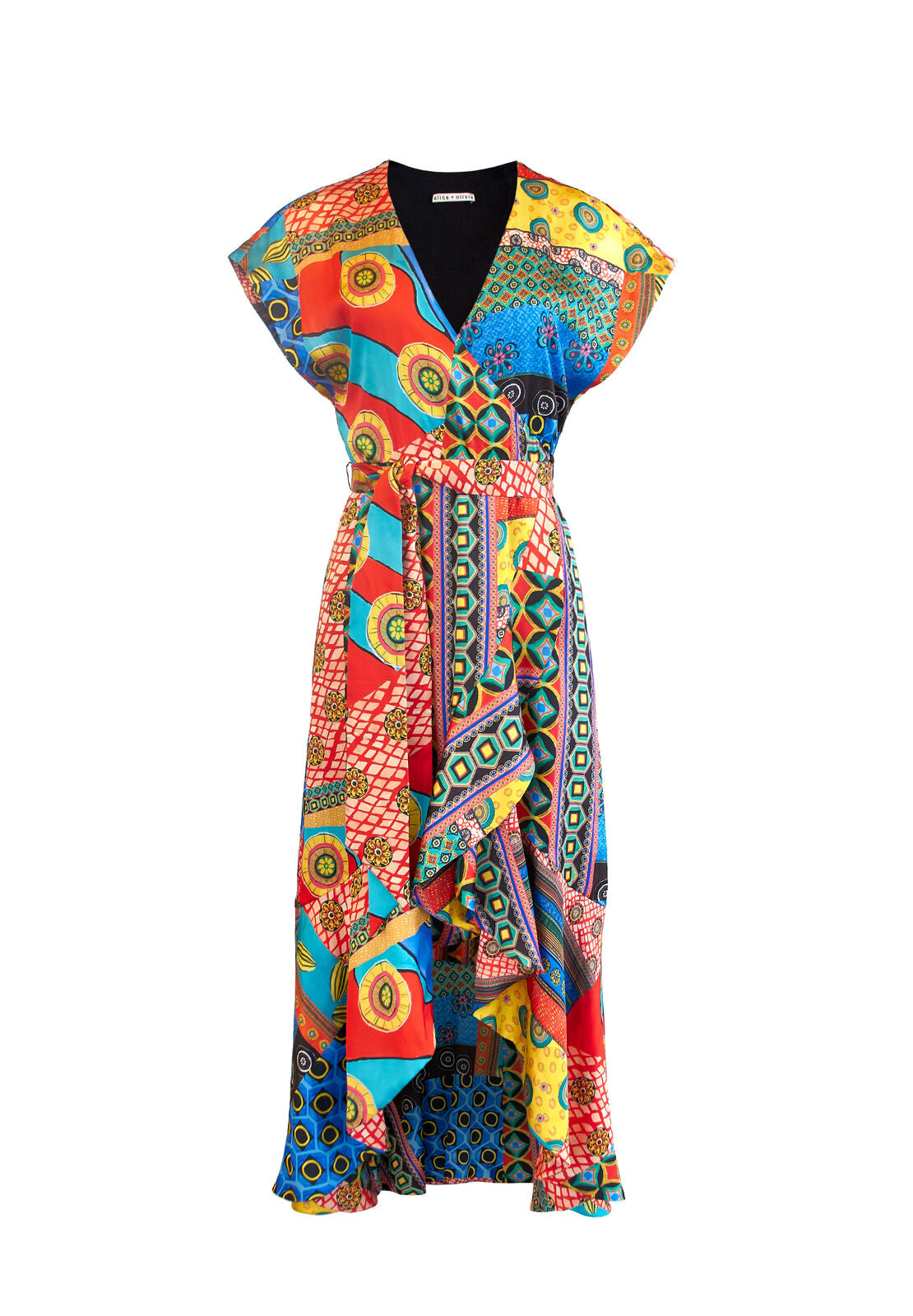 DANI CP SL RFL KIMNO DRE W TIE-MULTI VISTA-ALICE + OLIVIA