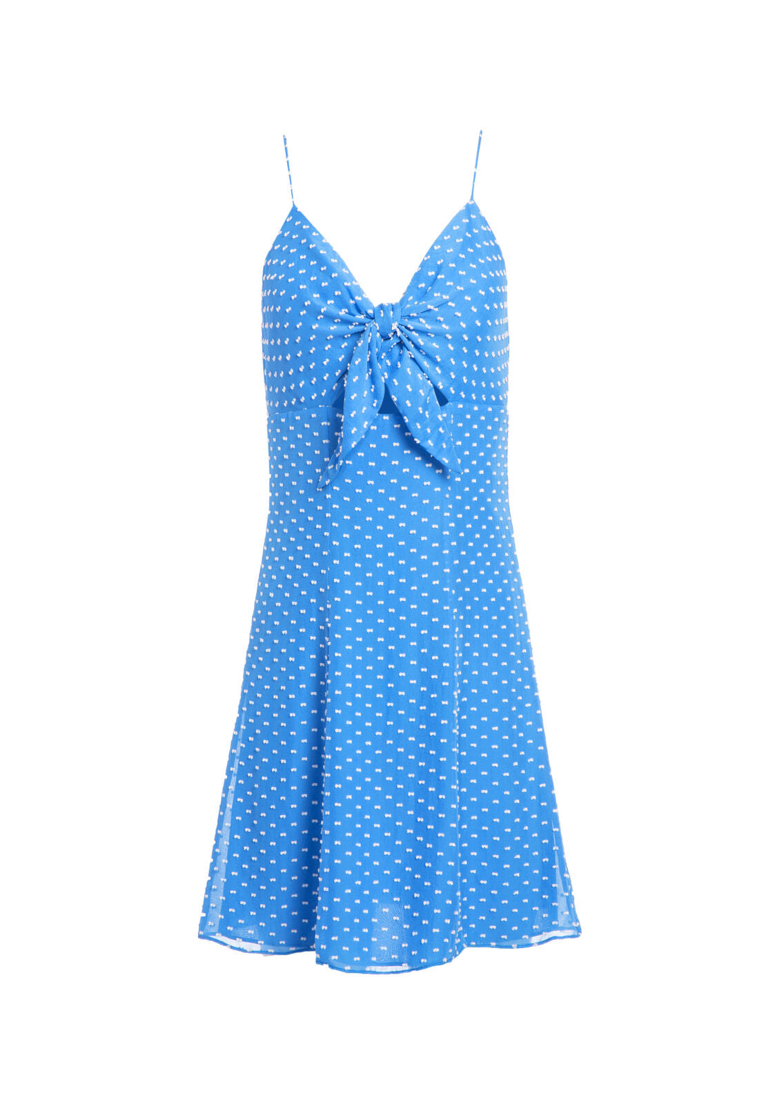 ROE FRONT TIE MINI DRESS-ALICE + OLIVIA