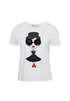 RYLYN EMB APPLIQUE CREW NK TOP-WHITE/MULTI-ALICE + OLIVIA