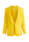 SKYE STRONG SHOULDER BLAZER-GOLDEN ROD-ALICE + OLIVIA