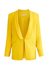 SKYE STRONG SHOULDER BLAZER-GOLDEN ROD-ALICE + OLIVIA