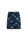 RILEY ALINE MINI SKIRT-CORNFLOWER/MULTI-ALICE + OLIVIA