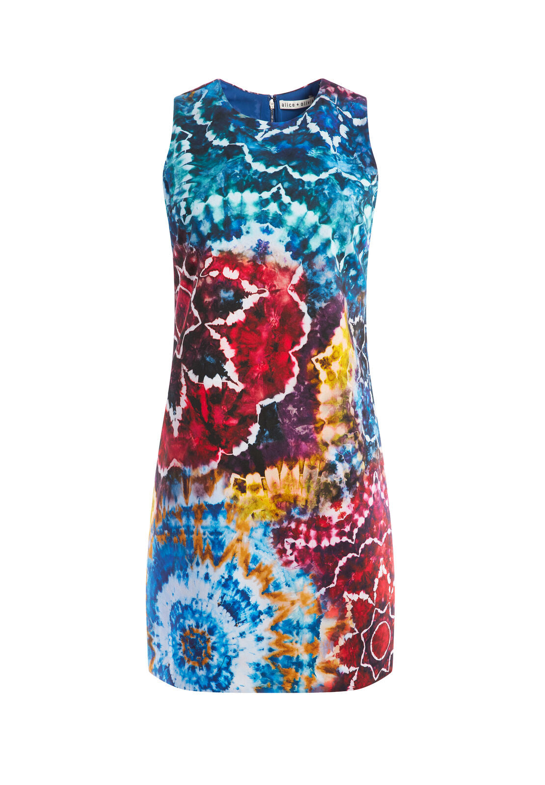 COLEY CREW NECK ALINE DRESS-ALICE + OLIVIA