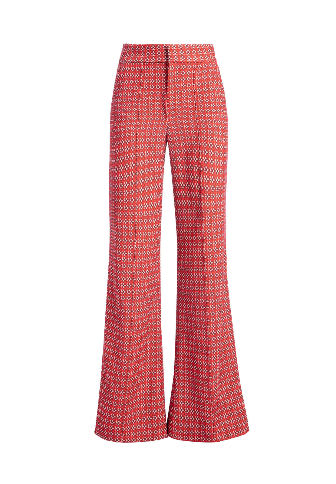 DYLAN HIGH WAISTED WIDE LEG PANT-HEART FLOWER CHERRY-ALICE + OLIVIA
