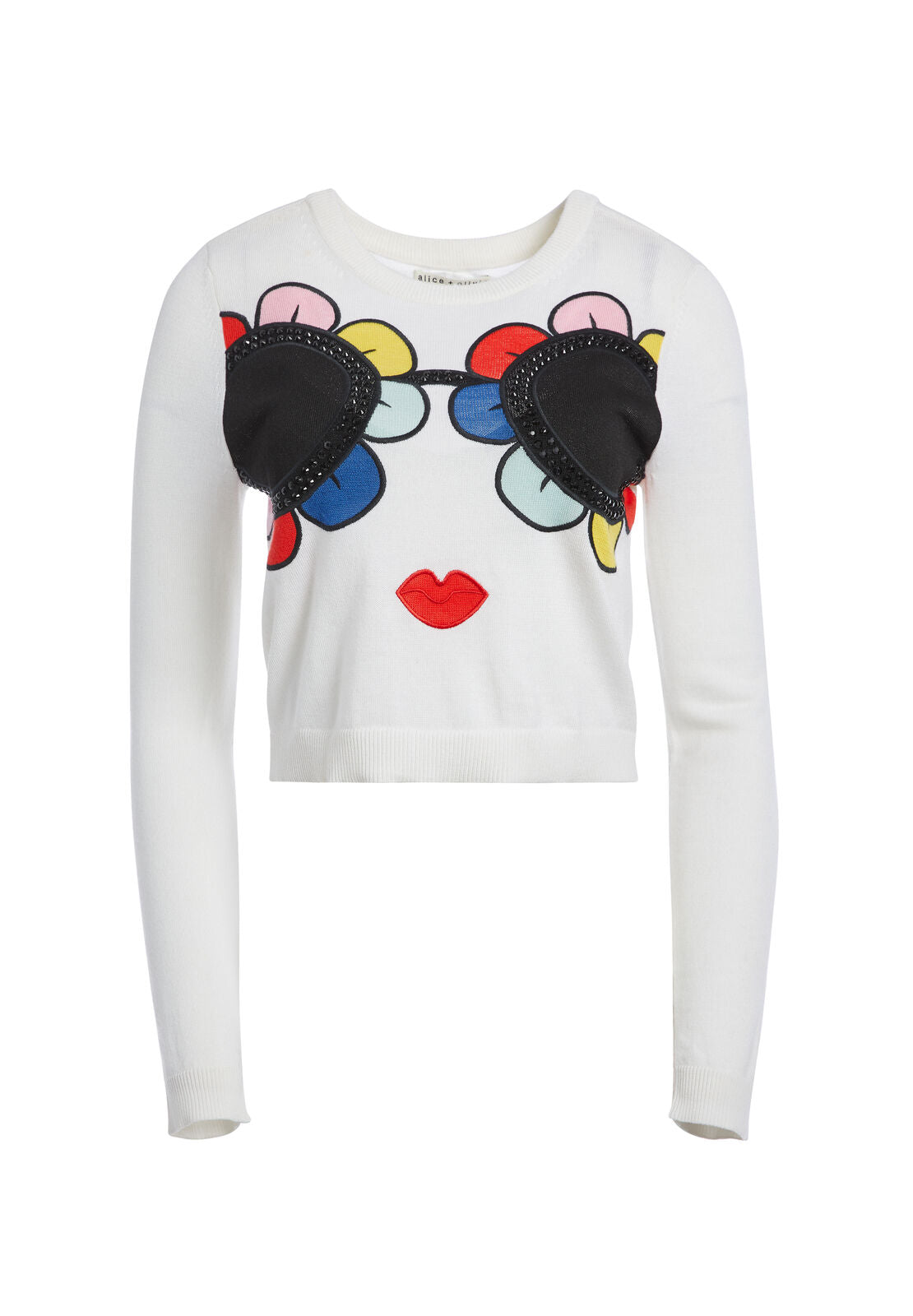 CONNIE STACEFACE SWEATER-ALICE + OLIVIA