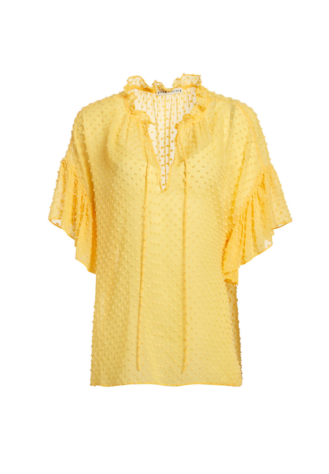 JULIUS BLOUSON SLEEVE TUNIC TOP-ALICE + OLIVIA