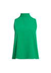 AMALIA MOCK NECK BOXY TANK-EMERALD-ALICE + OLIVIA
