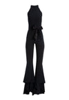 CARMEL FLARE JUMPSUIT-Black-ALICE + OLIVIA
