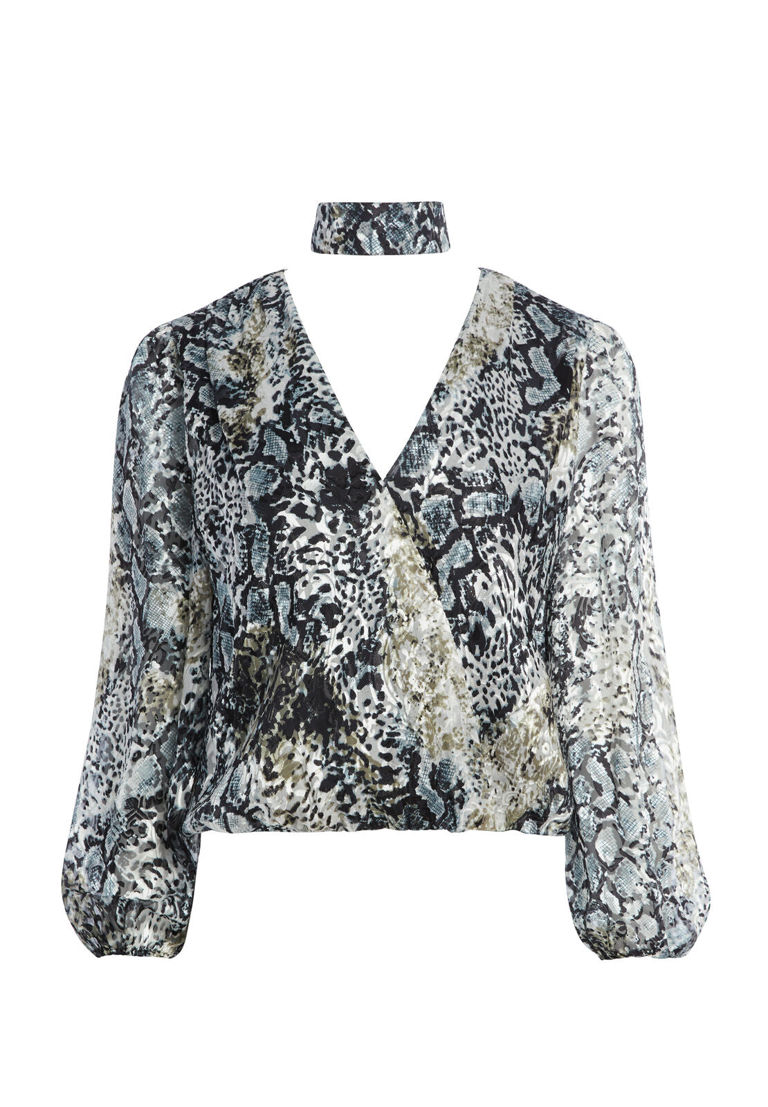 LUBA ANIMAL PRINT CROP TOP