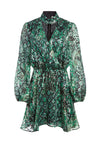 RITA MOCK NECK MINI DRESS-BLACK MULTI-ALICE + OLIVIA
