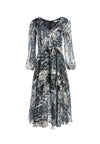 COCO ANIMAL PRINT MIDI DRESS-ALICE + OLIVIA