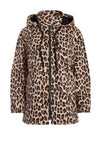 RUSSO HOODED PARKA-TEXTURED LEOPARD-ALICE + OLIVIA