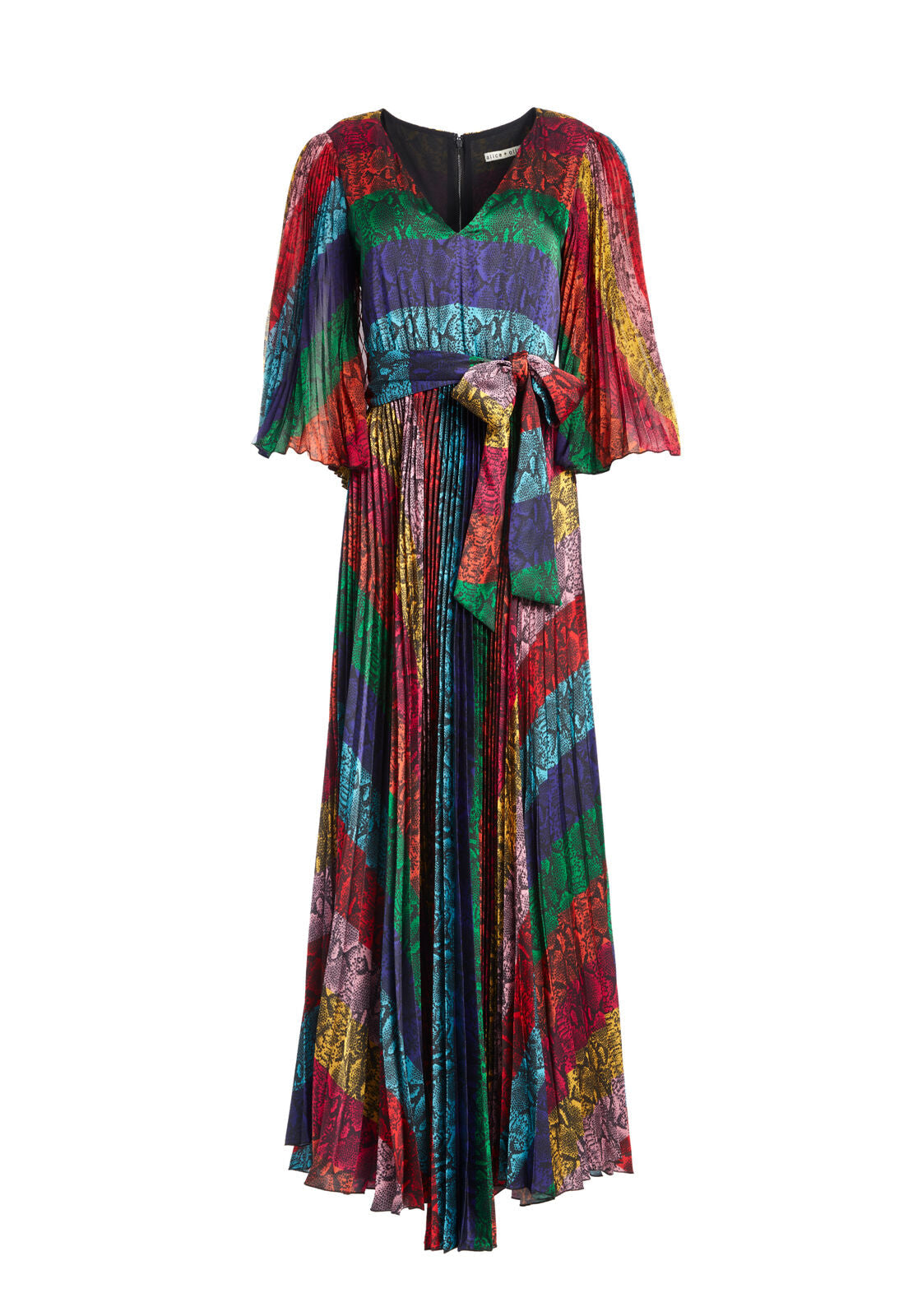 MERYL RAINBOW PRINT MAXI DRESS