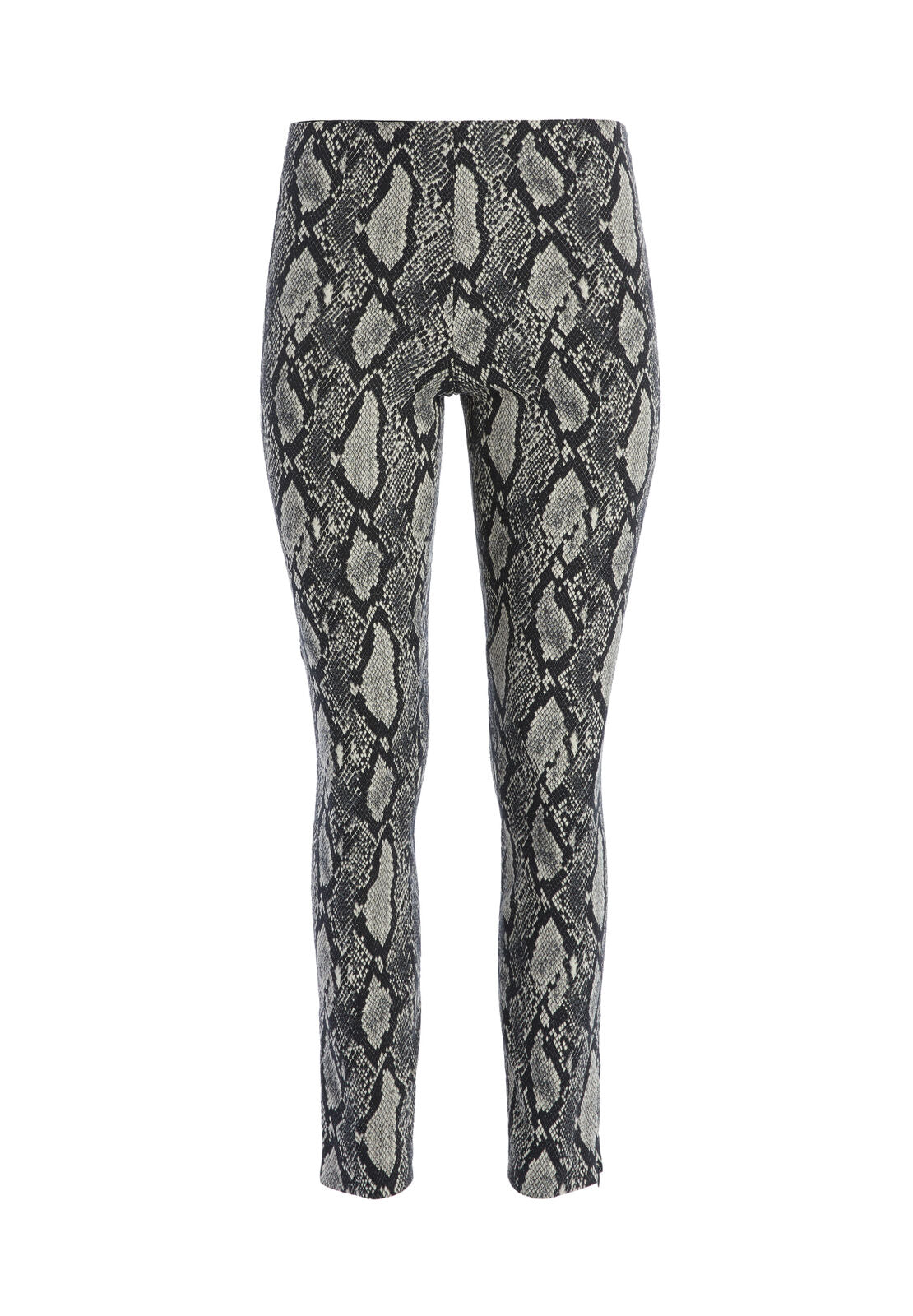 GLORIANE SNAKE SKIN PANT-BLACK/MULTI-ALICE + OLIVIA