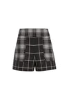 DONALD PLAID SHORT-BLACK/WHITE-ALICE + OLIVIA