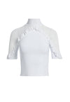 CHIARA RUFFLE PULLOVER-White-ALICE + OLIVIA