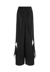 LAIA WIDE LEG RUFFLE PANT-BLACK/WHITE-ALICE + OLIVIA