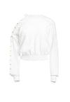 MICHAEL STUDDED CREW NECK PULLOVER-ALICE + OLIVIA