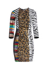JAE ANIMAL PRINT MINI DRESS-MULTI-ALICE + OLIVIA