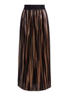 MIKAELA METALLIC  MIDI SKIRT-GOLD MULTI-ALICE + OLIVIA