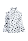 HENRIETTA RUFFLED BLOUSE-ALICE + OLIVIA