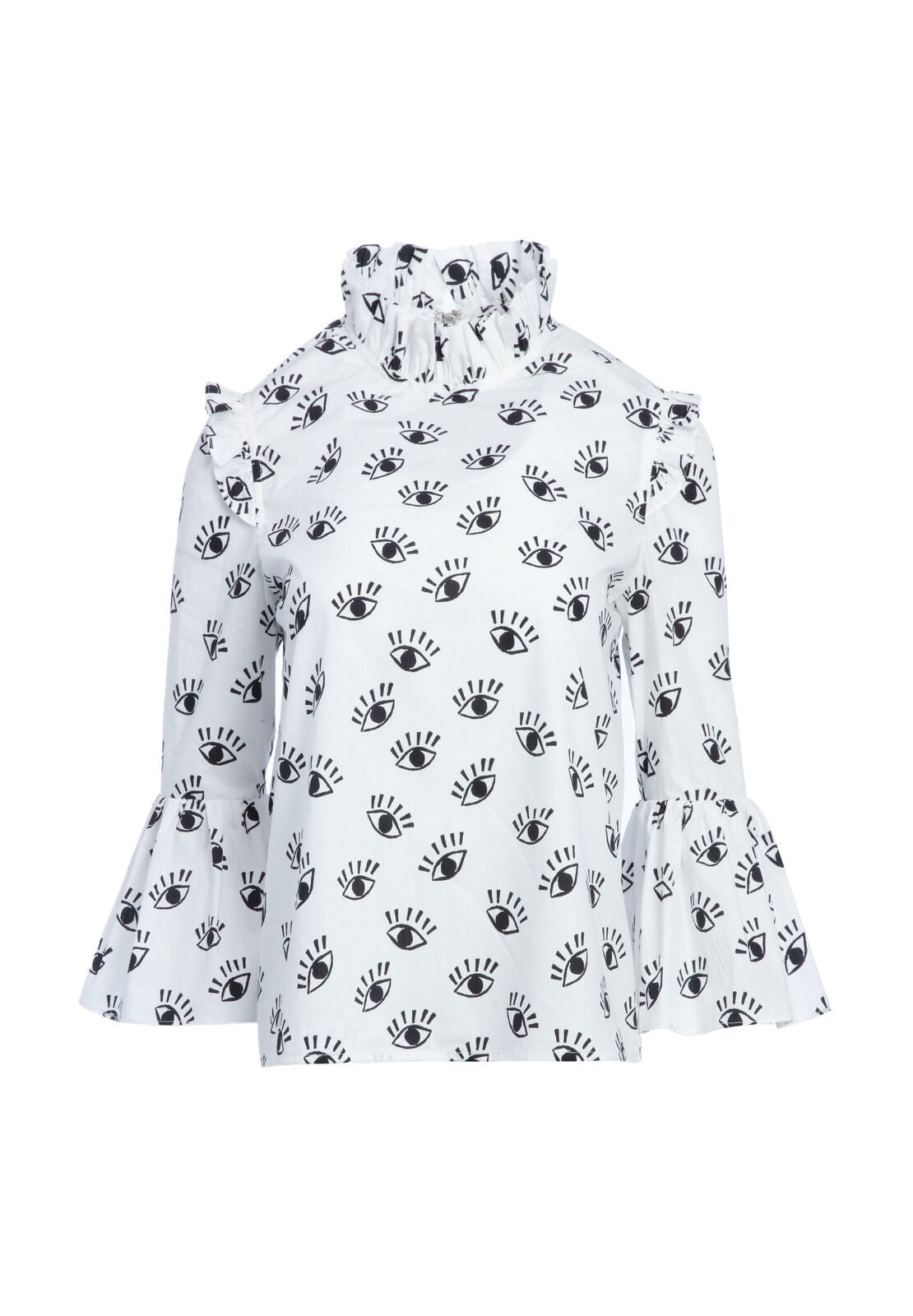 HENRIETTA RUFFLED BLOUSE-ALICE + OLIVIA