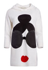 STACEFACE TUNIC WITH HOOD-GREY/MULTI-ALICE + OLIVIA