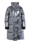 JULIAN OVERSIZED METALLIC PUFFER-ANTIQUE SILVER-ALICE + OLIVIA