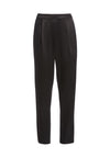 JESSIE BACK ZIP PLEATED SLIM PANT-Black-ALICE + OLIVIA